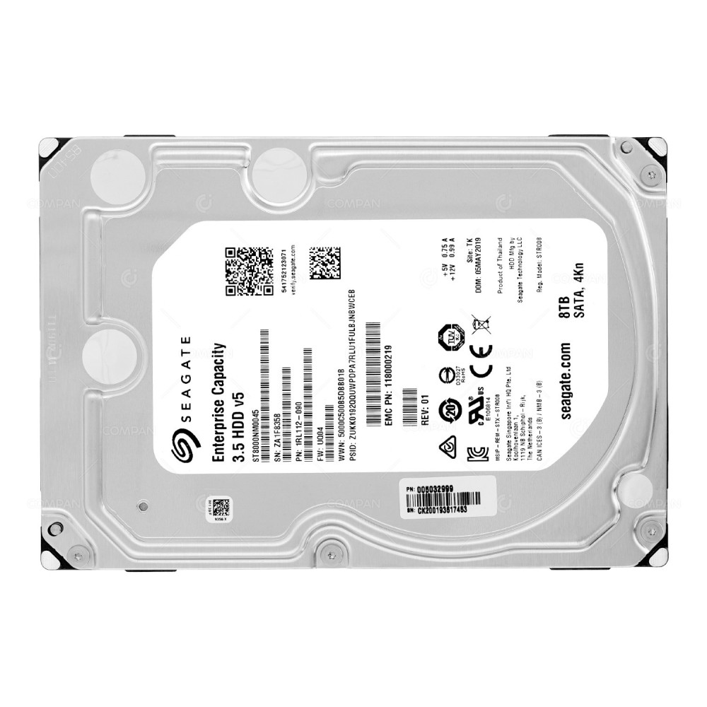 ST8000NM0045 SEAGATE HDD 8TB 7.2K SATA 6G HOT-SWAP 3.5" LFF